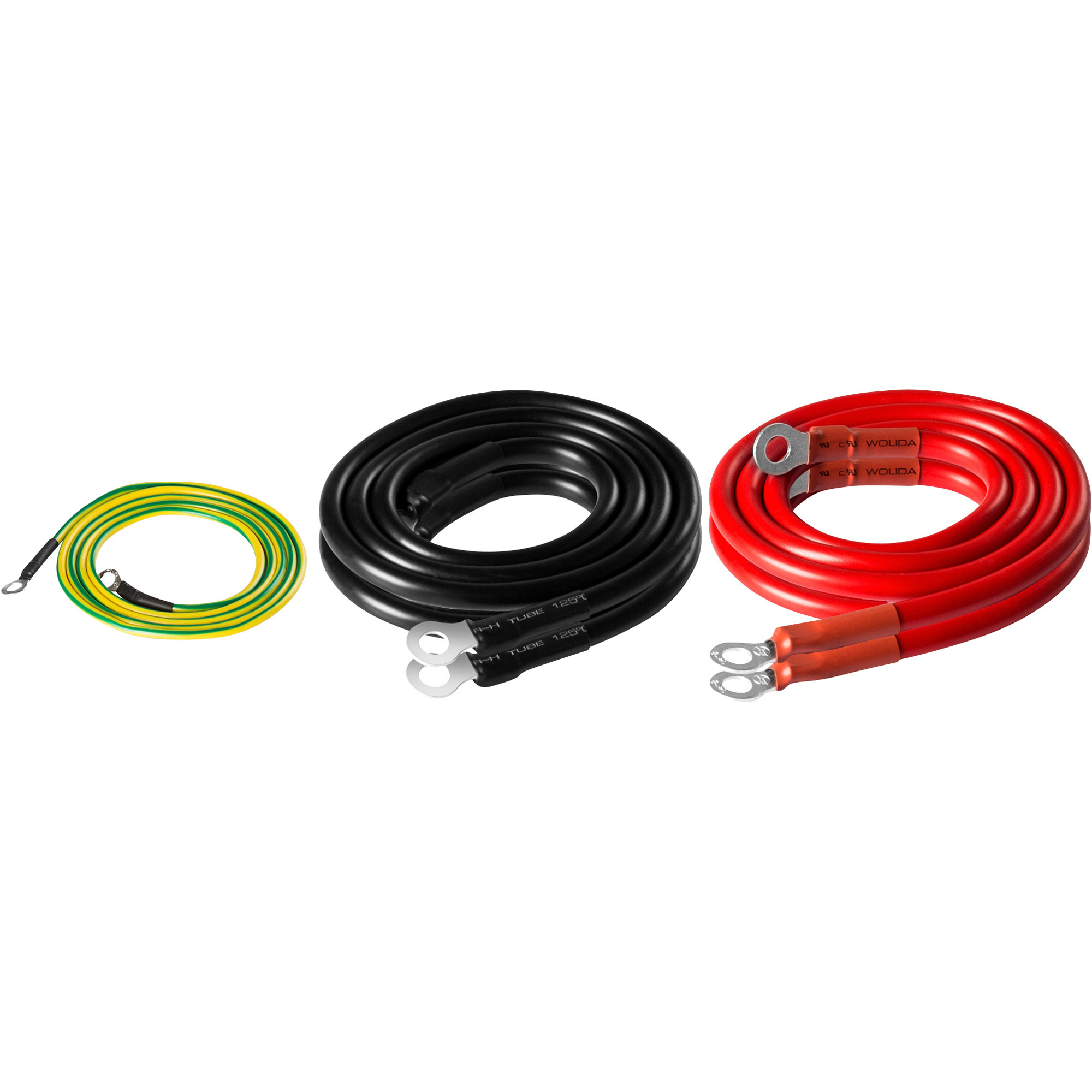Nature Power Inverter Cable Set, 3.5ft.L, 3000 Watts, 5AWG/15AWG, Model# 99330